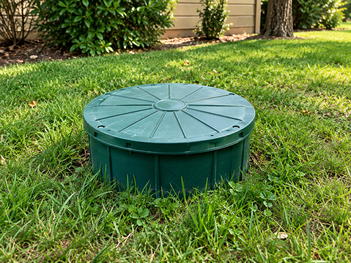 Residential septic tank cover